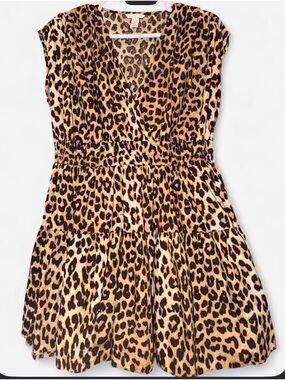 H&M' Leopard Print Dress - Tan & Black